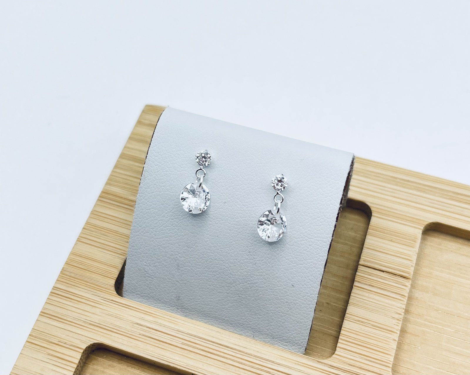 Aros Circón Cristal Hecho Con Swarovski
