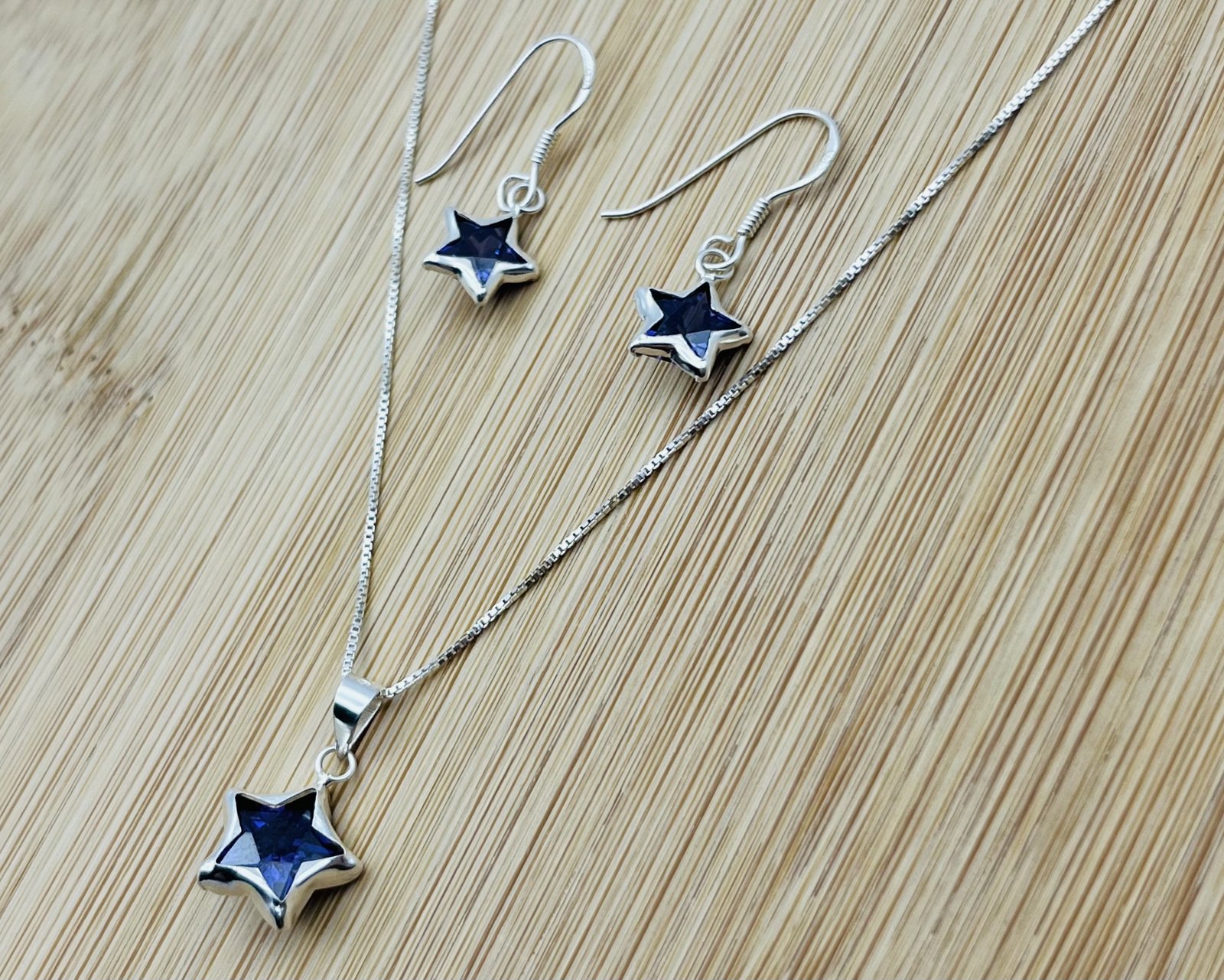 Conjunto Estrella Cristal Morado