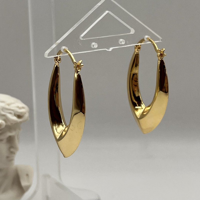 Aros Alargados Gold