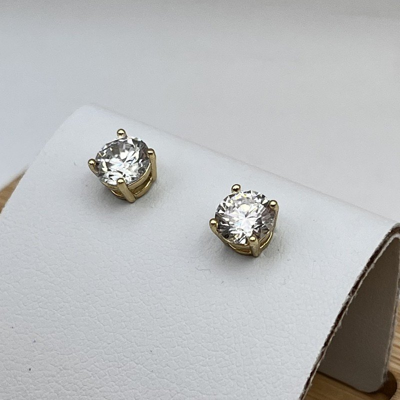 Imagen de Aros Gold Con Cristal