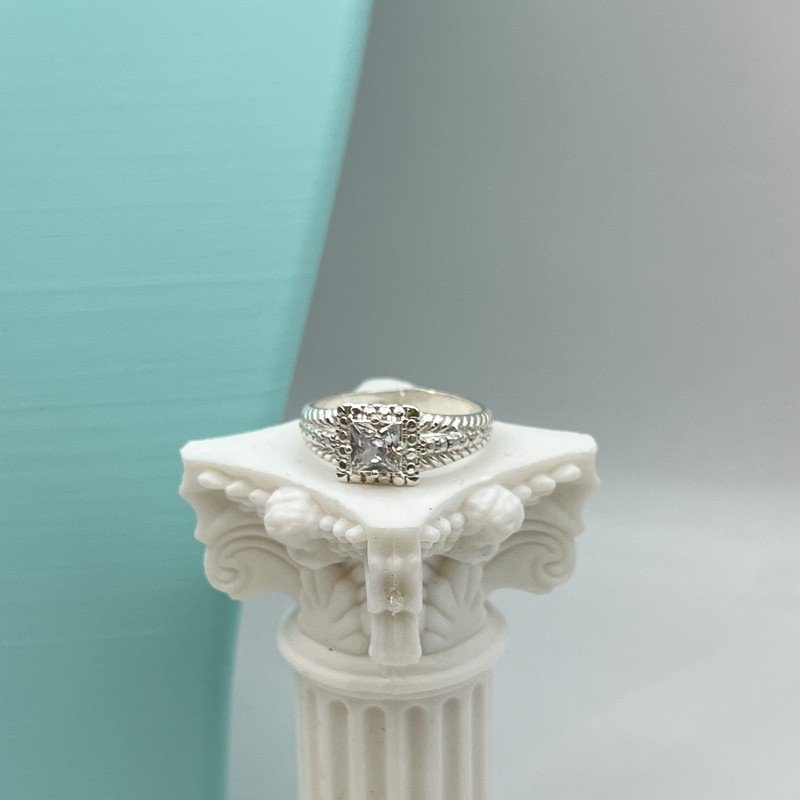 Imagen de Anillo Imperial Con Cristal Blanco