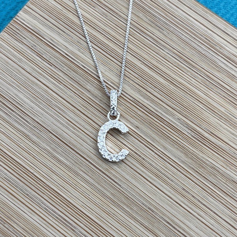 Conjunto Cadena Veneciana Con Letra C