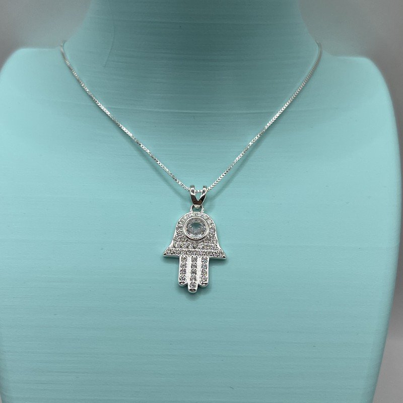 Conjunto Fatima Con Circón Blanco