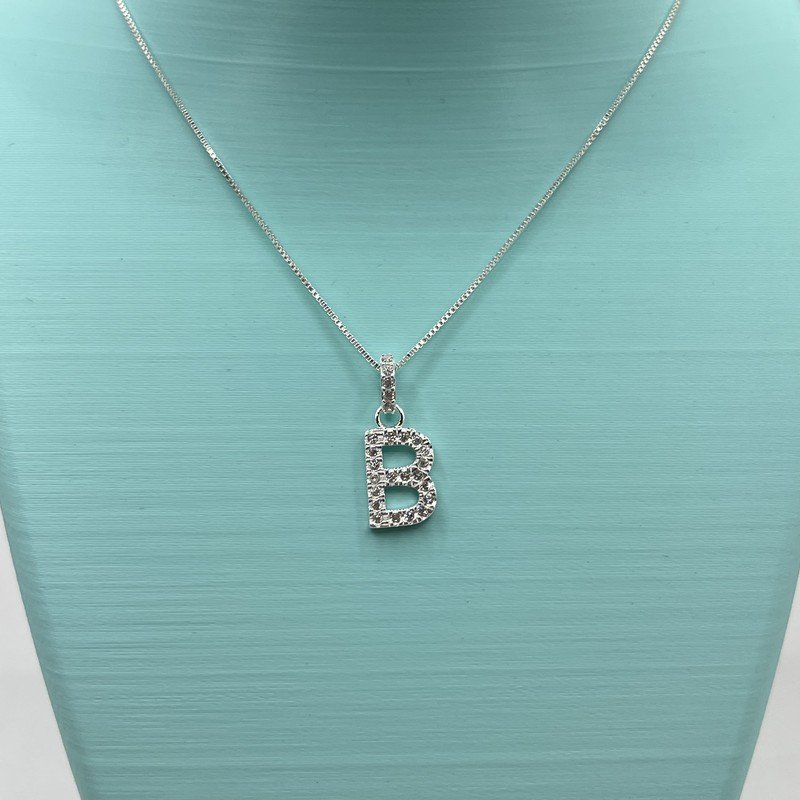 Conjunto Letra B Con Circón