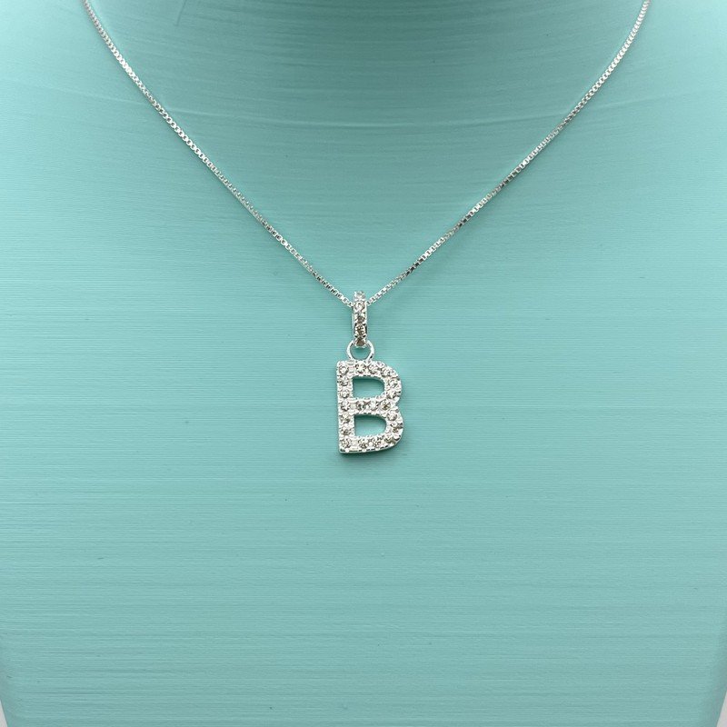 Conjunto Letra B Con Circón