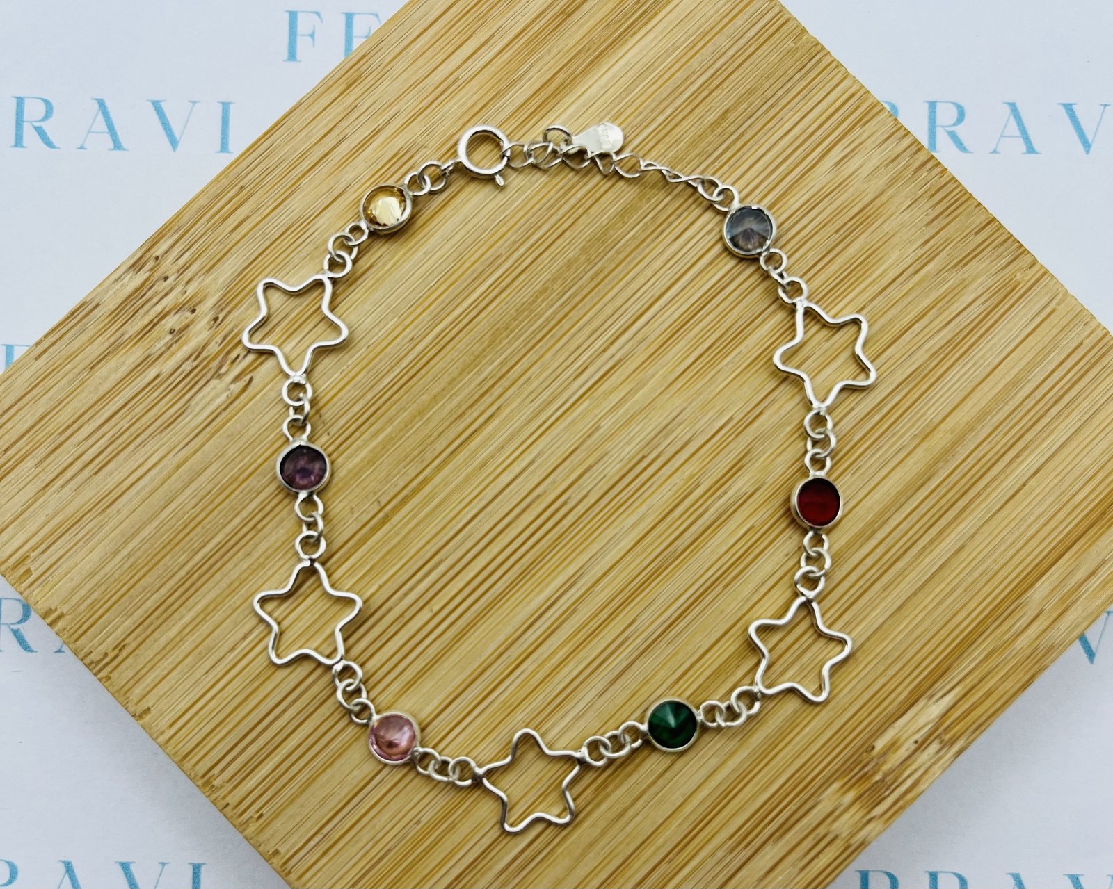 Imagen adicional 1 de Pulsera Estrella Colores - 19 cm