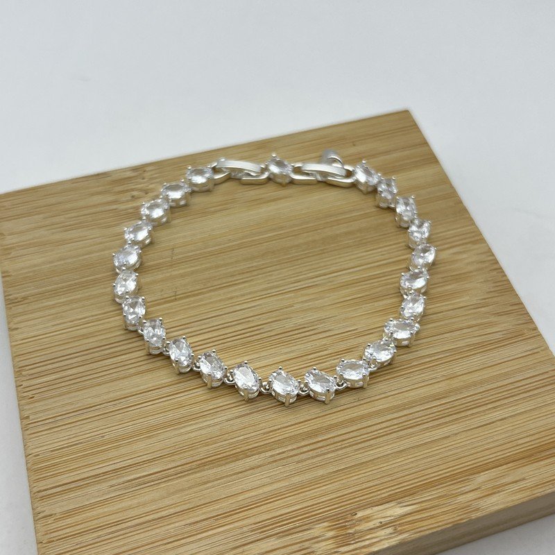 Pulsera Glow Con Circones Ovalados 5mm