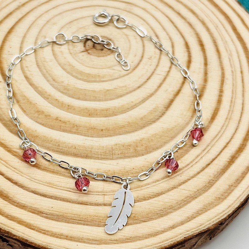 Pulsera Pink Feather