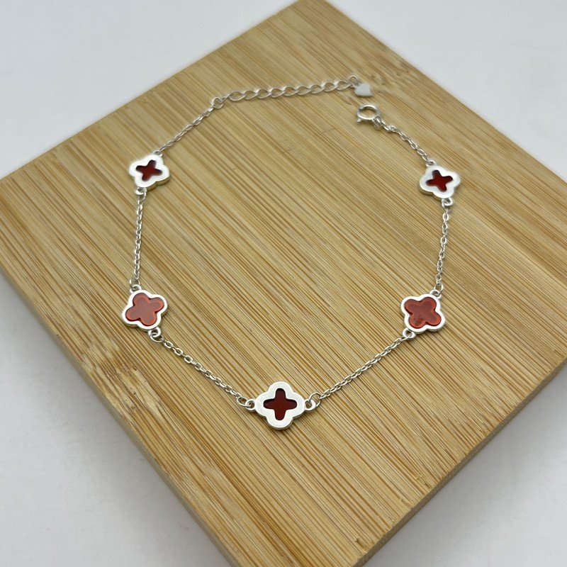 Pulsera Cleef Roja 1cm